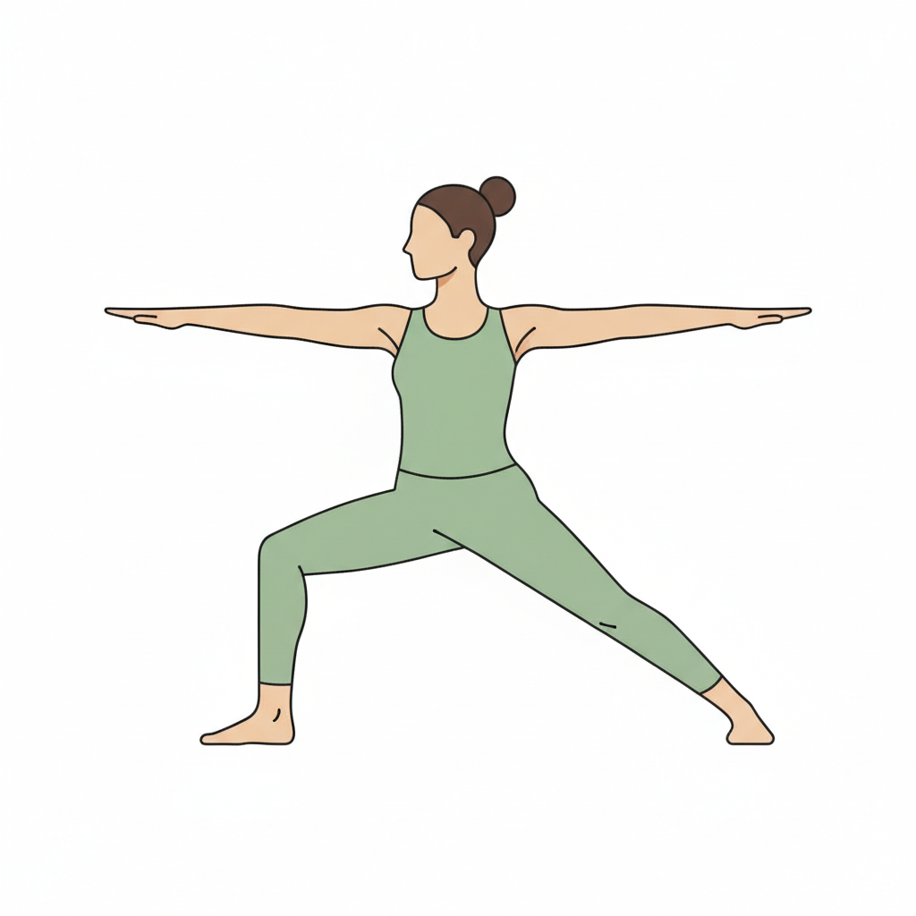 Warrior Pose Clipart